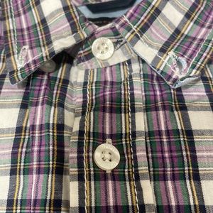 Tommy Hilfiger Boys Long Sleeve Button down dress shirt size M 12/14